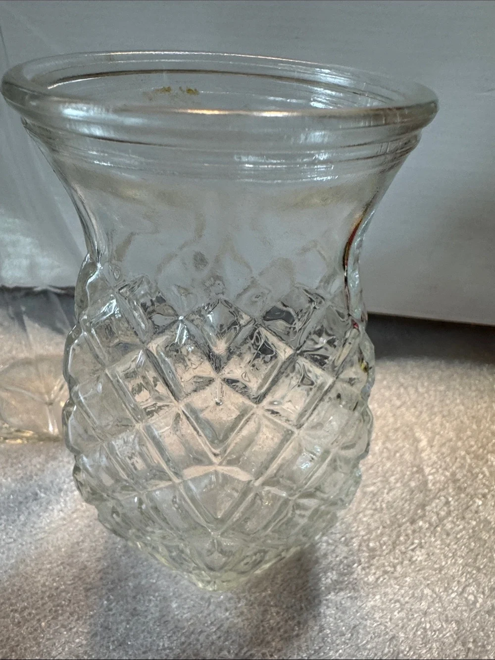 Clear Glass Decorative Bud Vases - Set of 3